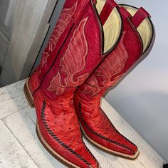 Good Condition Cowboy Boots And Belt Red Boots, Cowboy Western, Western Cowboy Boots, Western Boots, Cowboy Boots, Men's Shoes, Cowboy, Man Shop, Boots