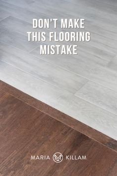 a floor that has been painted white with the words don't make this flooring mist