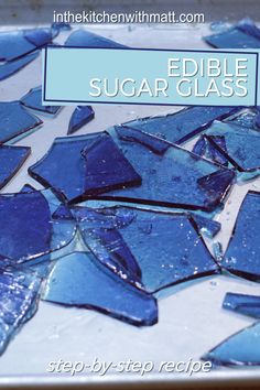 Candy Glass Shards, Glass Candy Recipe No Corn Syrup, Edible Glass Candy, Sugar Water For Cakes, Sugar Glass Recipes, Sugar Work Decoration, Candy Crystals Recipe, How To Make Hard Candy, Sugar Glass How To Make