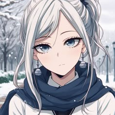 Anime Girlies White Hair, White Hair Blue Eyes Anime Female, Anime Oc White Hair, Anime With White Hair, White Hair Female Oc, White Hair Anime Female, White Haired Anime, Modest Vintage Dresses, White Hair Blue Eyes