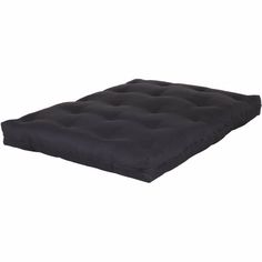 an image of a black mattress on a white background