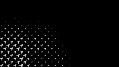 black and white photograph of an abstract pattern with arrows in the center, on a dark background