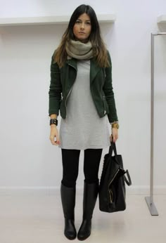 Outfit Botas, Dresses Fall, Mode Boho, Dress Winter