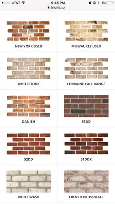 the different types of brick walls and how to use them