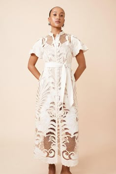 Tall Linen Cutwork Embroidery Woven Midi Dress Luxury Spring Midi Dress With Cutwork Hem, Luxury Midi Dress With Cutwork Hem For Daywear, Luxury Midi Length Dress With Cutwork Hem, Luxury Summer Midi Dress With Embroidered Hem, Luxury Elegant Midi Dress With Cutwork Hem, Luxury Embroidered Hem Midi Dress For Summer, Luxury Resham Embroidery Dresses For Transitional Season, Luxury Fitted Midi Dress With Floral Embroidery, Luxury Women's Dresses With Placement Embroidery