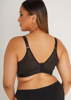 Our lace wireless bra has a beautiful floral pattern that will lay delicately against your curves with mesh back panels that are comfortable and supportive. Lattice trims complete the sexy design. Bra Plus Size, Wire Free Bra, Plus Size Bras, Wireless Bras, Free Bra, Support Bra