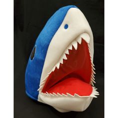 ***Mask Only! Very Good Condition. See Pictures. Our Costumes Are Being Sold "As Is". Please Feel Free To Ask Questions Before Bidding Or Buying.*** ~Shark Mask~ Halloween Costume By Big Greeter Head Blue & White Plush Mask Covers Your Entire Head. It Goes On Over Your Head With Just The Neck Opening. Thin Foam Lining Makes The Mask A Bit Stiff And Able To Keep Shape. Part Of The Red Mouth Area Is Sheer Fabric That You Can See Through. 13" Long Neck Opening Is 13-1/2" Across When Flat Jaws Costume, Shark Mask, Mask Halloween Costume, Shark Head, Shark Jaws, Halloween Costume Mask, Mask Halloween, Head Color, Costume Mask