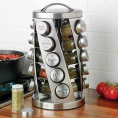 an image of a spice rack on the counter