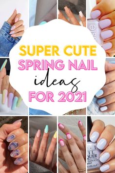 Dip Nail Ideas Spring, Spring Gel Nails Ideas, Spring Nail Ideas, Simple Spring Nails, April Nails, Summer Nails Beach, Super Cute Nails, Spring Nail Trends, Cute Spring Nails