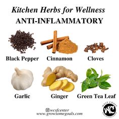 kitchen herbs for health and anti - inflamatorys