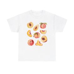 Aesthetic Peach, Peach Graphic, Fruit Shirt, Peach Shirt, Aesthetic Boho, Boho Tees, Shirt Aesthetic, Boho Shirt, Vintage Fruit