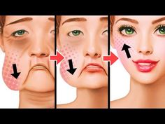 Face Lifting Exercises, Face Massage Anti Aging, Sagging Cheeks, Bolesti Chrbta