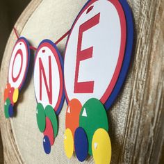 a close up of a hat with buttons on it