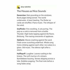 an article about the house as nice sounds from harry potter, written by j k rowley