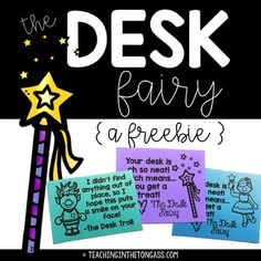 the desk fairy is a freebie for kids to learn how to write and draw