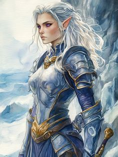 Elf Armor, Lotr Elves, Pointed Ears, Violet Eyes