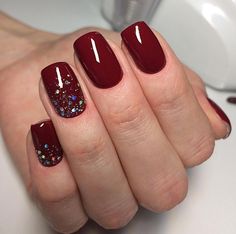 Flamenco Nails Art, Red Mauve Nails, Maroon Nails Wedding, Christmas Colour Nails, Texas A&m Nails, Cranberry Colored Nails, Cranberry Color Nails, Fall Nails Red Burgundy