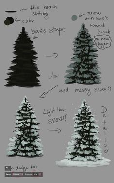 how to draw a christmas tree