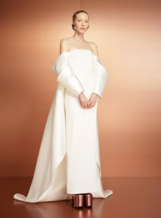 The Kyla Maxi Dress in Cream – Solace London US Black Wedding Guest, Black Wedding Guest Dresses, Bride Things, Sleeves Wedding Dress, London Bride, Tail Dress, Solace London, Big Sleeves, Wedding Ideas Dresses