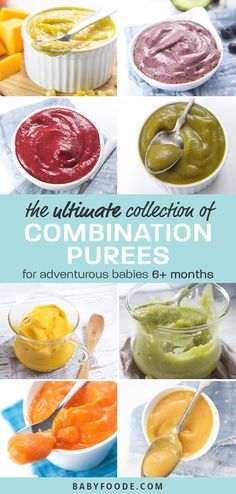 the ultimate collection of combination purees for baby food