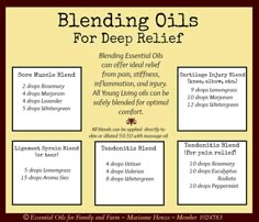 Health Coconut Oil, Essential Oils For Pain, Essential Oil Remedy, Deep Relief, Essential Oils Health, Essential Oils Herbs, Coconut Oil Uses, Yl Essential Oils, Living Essentials Oils