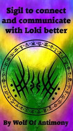 the book cover for sigi to connect and communicate with loki better by wolf of antimo