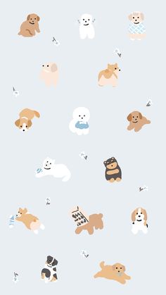 an image of many different animals flying in the sky with one dog on it's back