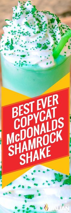 the best ever copycat mcdonald's shamrock shake