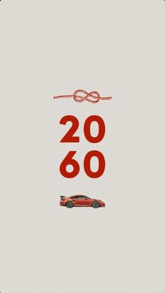 a red car is tied up with a rope and the number twenty six on it