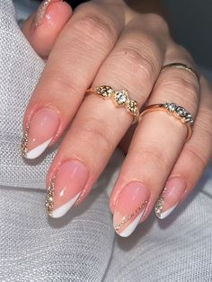 Engagement Nails, Gel Natural, Bonnie Bennett, Elegant Nails, Nail Accessories