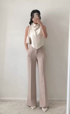 Elegant Outfit Classy, Neutral Outfit, Girly Outfits, Business Casual Outfits