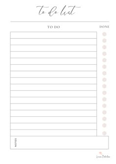 a to do list with the words to do written in cursive writing on it