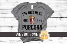 i'm just here for the popcorn svg dxf cut file example