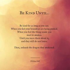 an image of a poem written in the language of be kind until on a blurry background