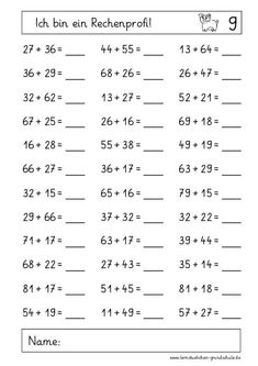 the worksheet for addition and subtraction with numbers to 10, including one