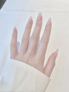 Aesthetic Natural, Natural Nail Designs, Nails Pretty, Asian Nails, Really Cute Nails, Pretty Gel Nails