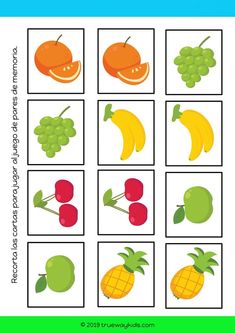 an image of fruits and vegetables match up with matching pictures to make them look like they are