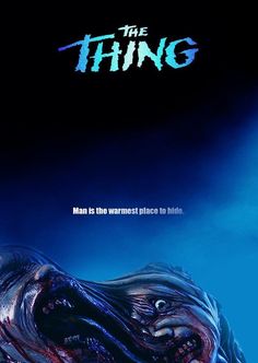 a movie poster for the thing