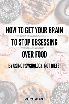 One of the benefits of intuitive eating is ending the food obsession. When we stop dieting, our brains can finally relax around the food rules and, best of all, we gain more access to intuition. Click through to discover more about the psychology of eating. Food Disorders, Food Psychology, Ate Too Much, Food Obsession, Eating Habits