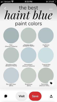 the best paint colors for your home and office in one color palette, which is also available