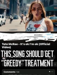 an ad for grey's anatomy with a woman in the background and text that reads, this song should get creepy treatment