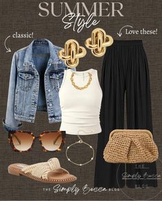 Canvassing Outfits, Summer Dinner Outfits 2024, Grand Opening Outfit Ideas, Sunday Brunch Outfit Summer Casual, Sunday Casual Outfit, Casual Chic Outfits, Home Wear Women, Travel Outfit Summer, Mode Casual