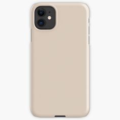 the back of an iphone case with a light beige color scheme on it, showing the front and back sides