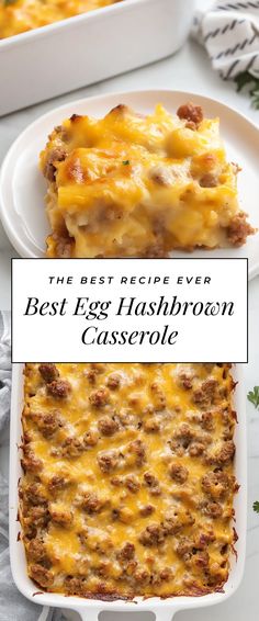 Image for Best Egg Hashbrown Casserole Easy Breakfast Casserole With Shredded Hashbrowns, Breakfast Casserole Cracker Barrel, Egg Breakfast Casserole With Hashbrowns, Best Egg Bake With Hashbrowns, Homemade Breakfast Recipes Easy, Brunch Ideas For A Crowd Crock Pots, Breakfast Casserole With Hashbrowns And Sausage Eggs, Breakfast Casserole With Hashbrowns Make Ahead, Best Breakfast Egg Casserole