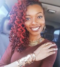 Keisha Charmaine Locs, Dark Red Locs, Coloured Locs, Color Locs, Dreadlocks Diy, Dark Sorceress, Loc Colors, Locs Inspiration