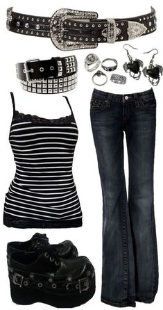 Styl Grunge, Mha Dr, Trashy Outfits, Barbie Wardrobe, 일본 패션, Scene Outfits, 2000s Fashion Outfits, New Rock, Y2k Outfits