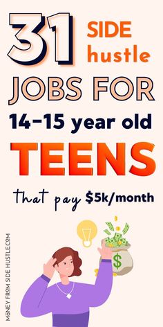 easy ways to make money How To Make Money As A 15 Yo, Easy Ways To Make Money 12-15, Teenager Jobs, Side Hustle Jobs, Hustle Money, Etsy Promotion