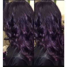 Deep Plum Hair, Deep Purple Hair, Hair Color Images, Dark Purple Hair, Plum Hair, Violet Hair, Hair Color Purple, Burgundy Hair