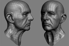 an image of two heads with different angles