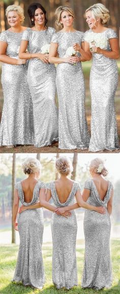 bridesmaid dresses in different styles and colors